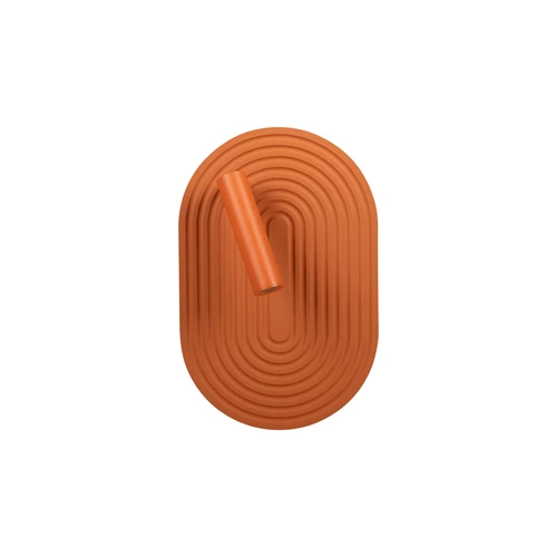 Lucide CARMINO - Wall light - LED - 1x12W 2700K - Terracotta | Essential - turned off